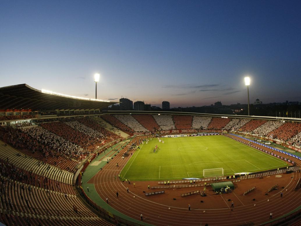 Rajko Mitić Stadium, home of Red Star Belgrade