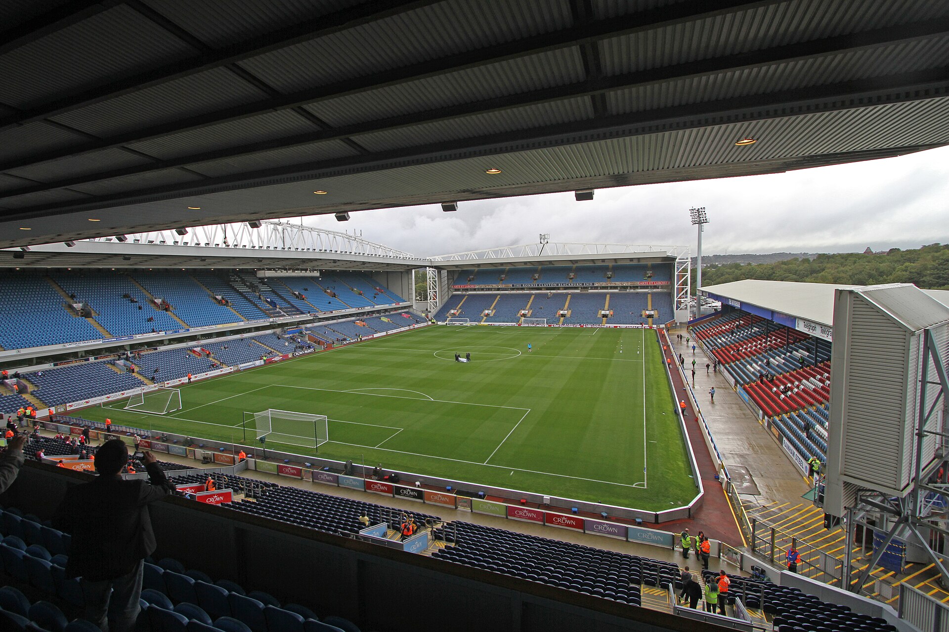 Ewood Park, home of Blackburn Rovers
