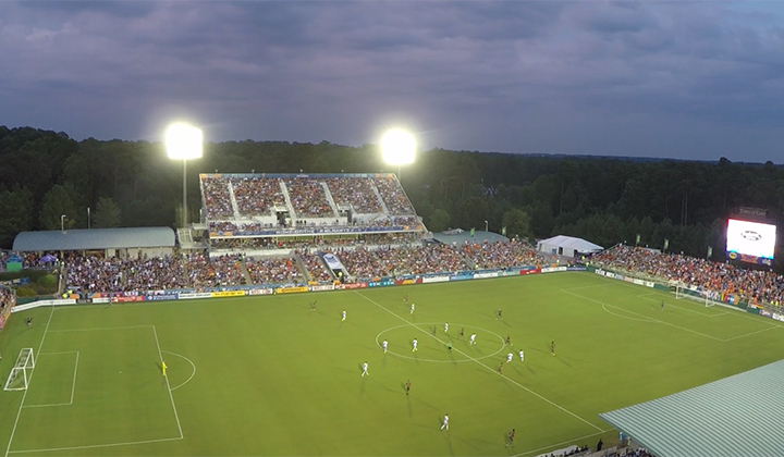 WakeMed Soccer Park, home of North Carolina FC
