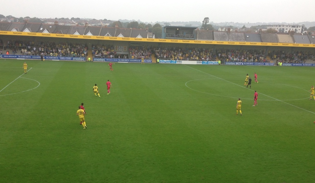 Plainmoor, home of Torquay United