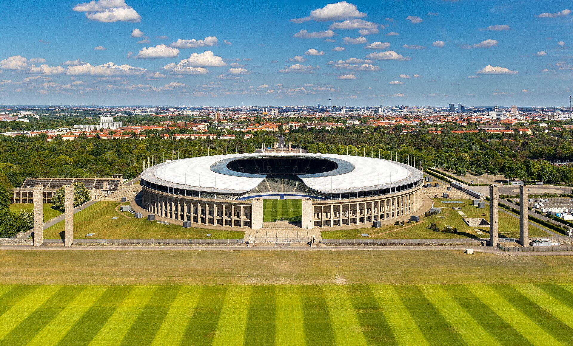 Olympiastadion Berlin, home of Hertha BSC