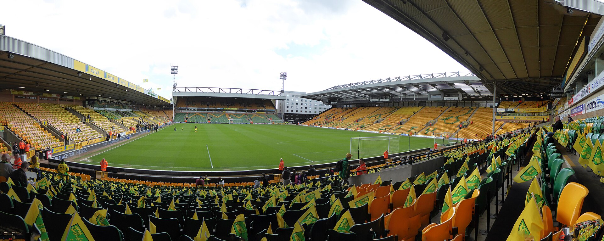 Carrow Road, home of Norwich City
