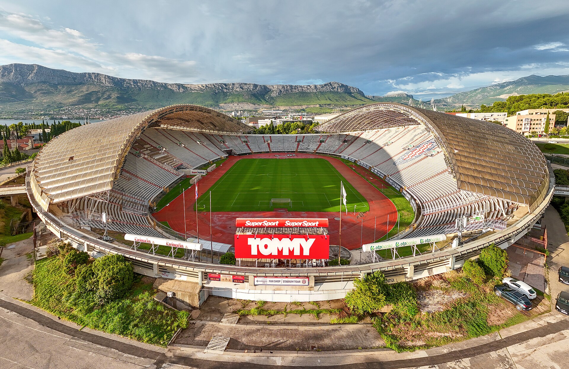 Stadion Poljud, home of Hajduk Split