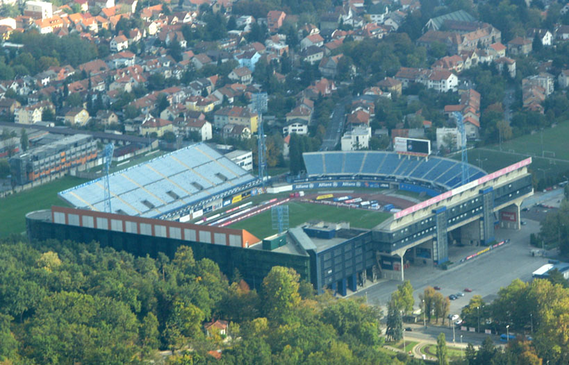 Stadion Maksimir, home of Dinamo Zagreb