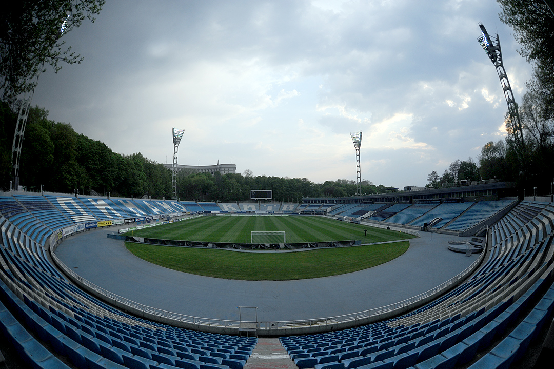Valeriy Lobanovskyi Dynamo Stadium, home of Dynamo Kyiv