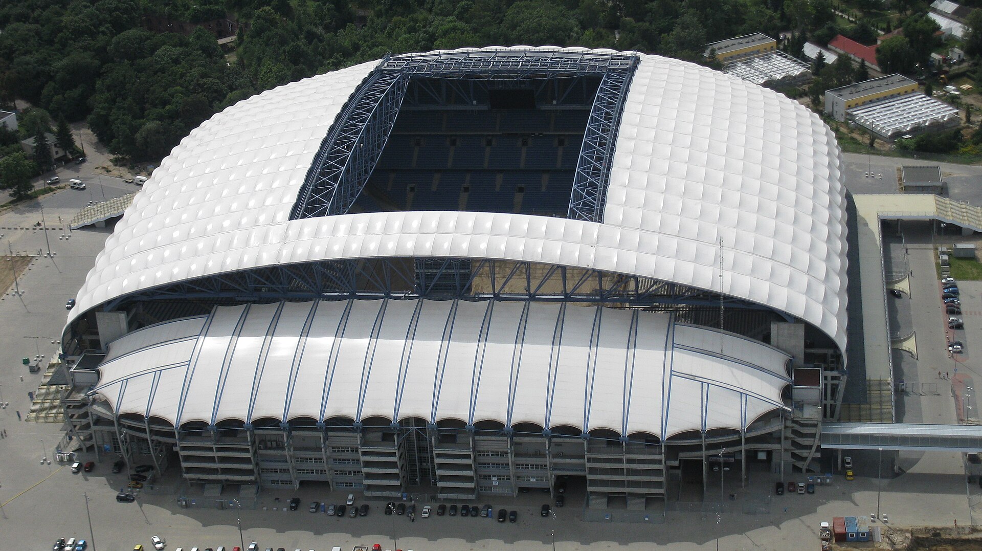 Enea Stadion, home of Lech Poznań