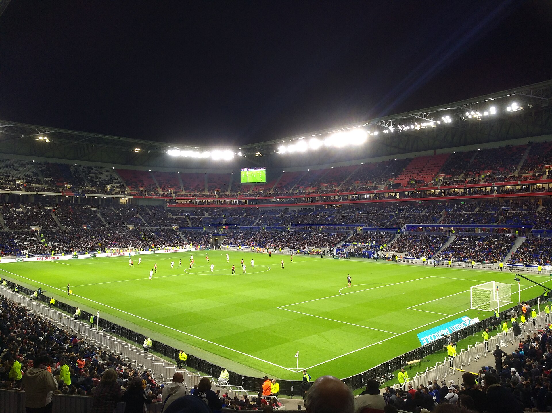 Groupama Stadium, home of Olympique Lyonnais