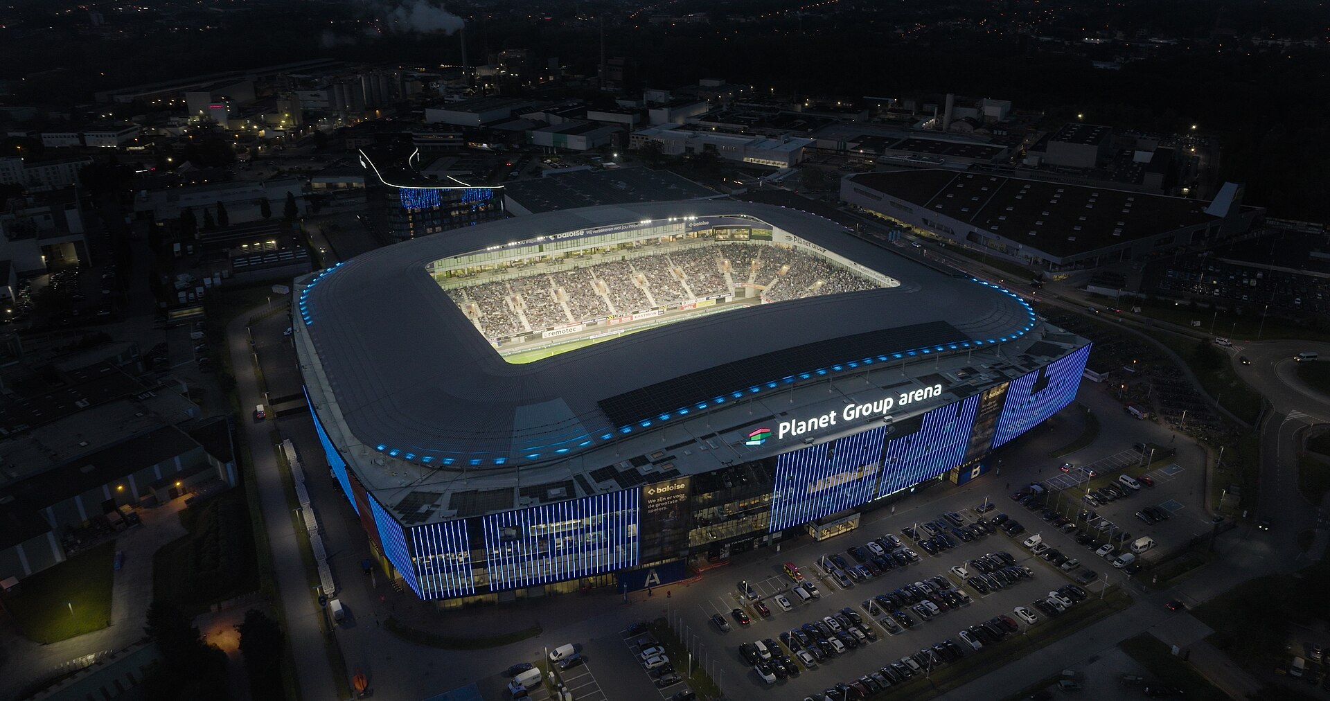 Planet Group Arena, home of KAA Gent