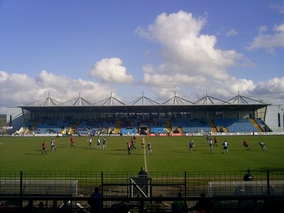 Ballymena Showgrounds, home of Ballymena United